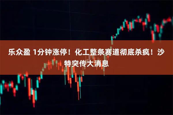 乐众盈 1分钟涨停！化工整条赛道彻底杀疯！沙特突传大消息
